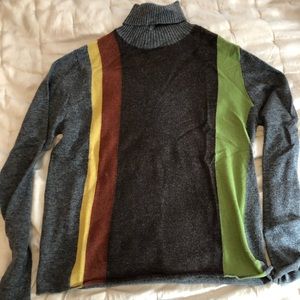 Merino Wool Colorblock Sweater